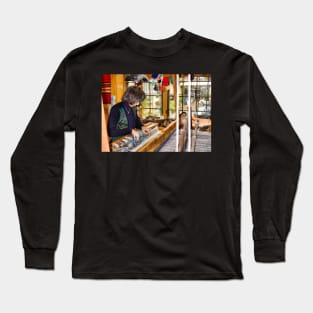 Weaving Perfection in Chimayo Long Sleeve T-Shirt